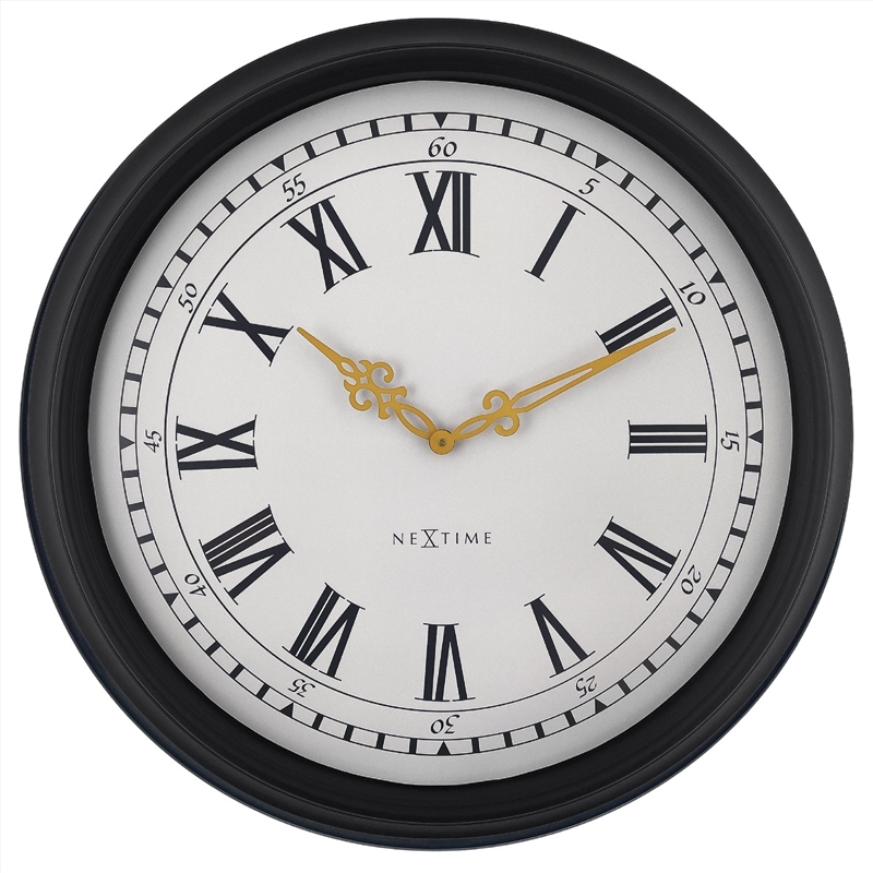 NeXtime Chopin Large Wall Clock 76cm - Grey/Product Detail/Clocks
