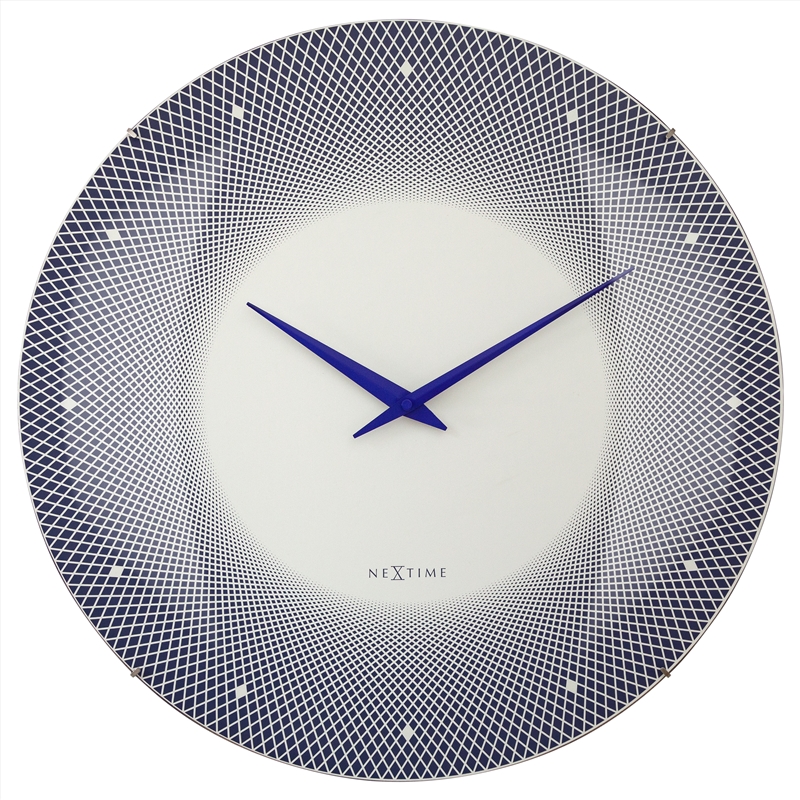 NeXtime Deep Wall Clock 50cm - Blue/Product Detail/Clocks
