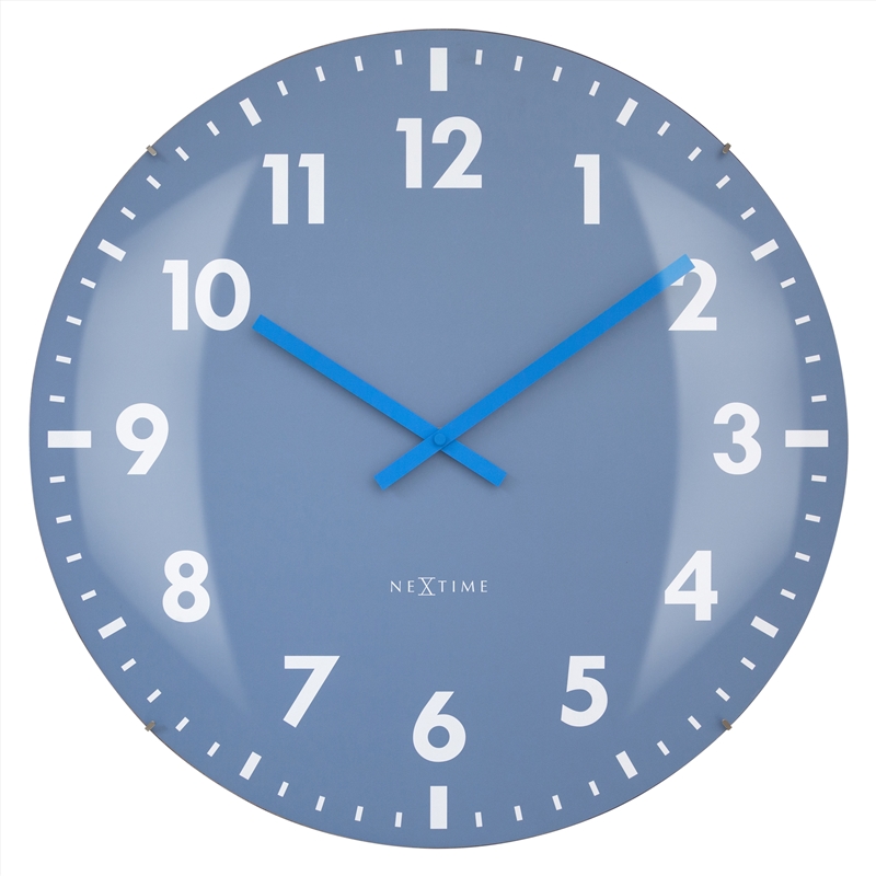 NeXtime Duomo Wall Clock 50cm - Blue/Product Detail/Clocks