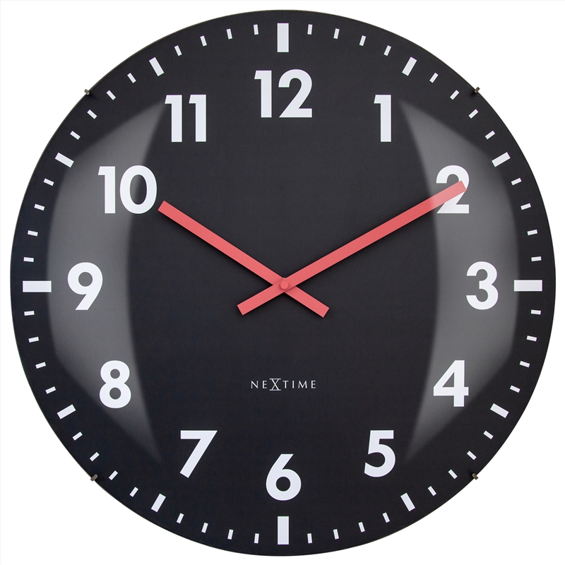 NeXtime Duomo Wall Clock 50cm - Black/Product Detail/Clocks