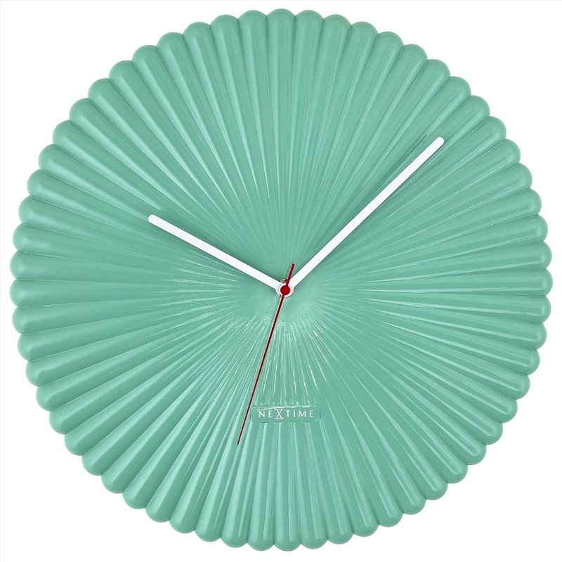 NeXtime Mousse Wall Clock 40cm - Green/Product Detail/Clocks