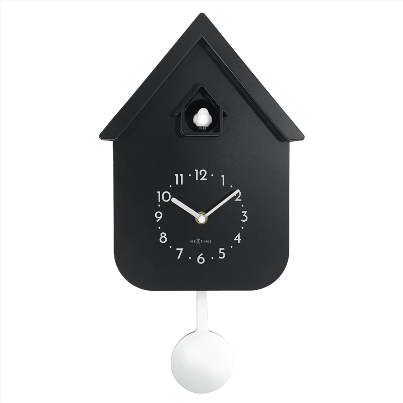 NeXtime Twitter Cuckoo Wall Clock 21.5X41.5X8.5cm - Black/Product Detail/Clocks