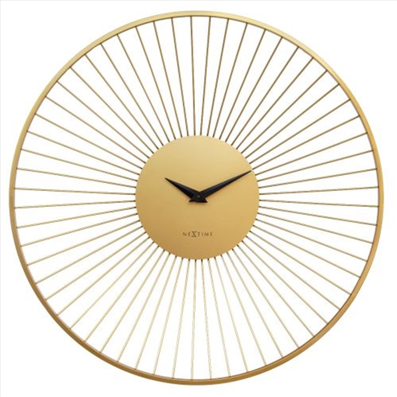 NeXtime Vasco Round Wall Clock 80cm - Gold/Product Detail/Clocks