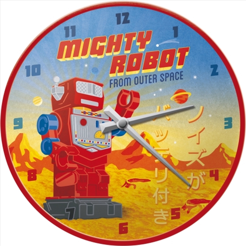 Nostalgic-Art Wall Clock Mighty Robot 30cm/Product Detail/Clocks