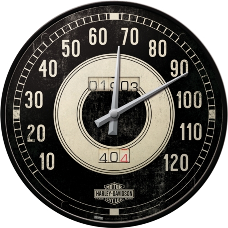 Nostalgic-Art Wall Clock Harley-Davidson Speedo 30cm/Product Detail/Clocks