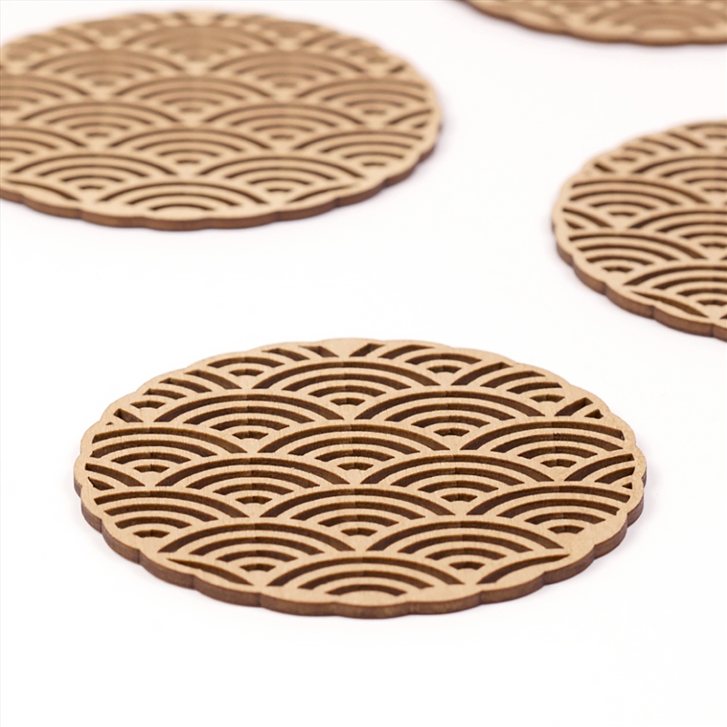Wooden Coaster Arches 10x10x0.3cm/Product Detail/Drinkware
