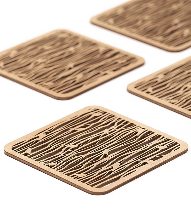 Wooden Coaster Small Bird 10x10x0.3cm/Product Detail/Drinkware