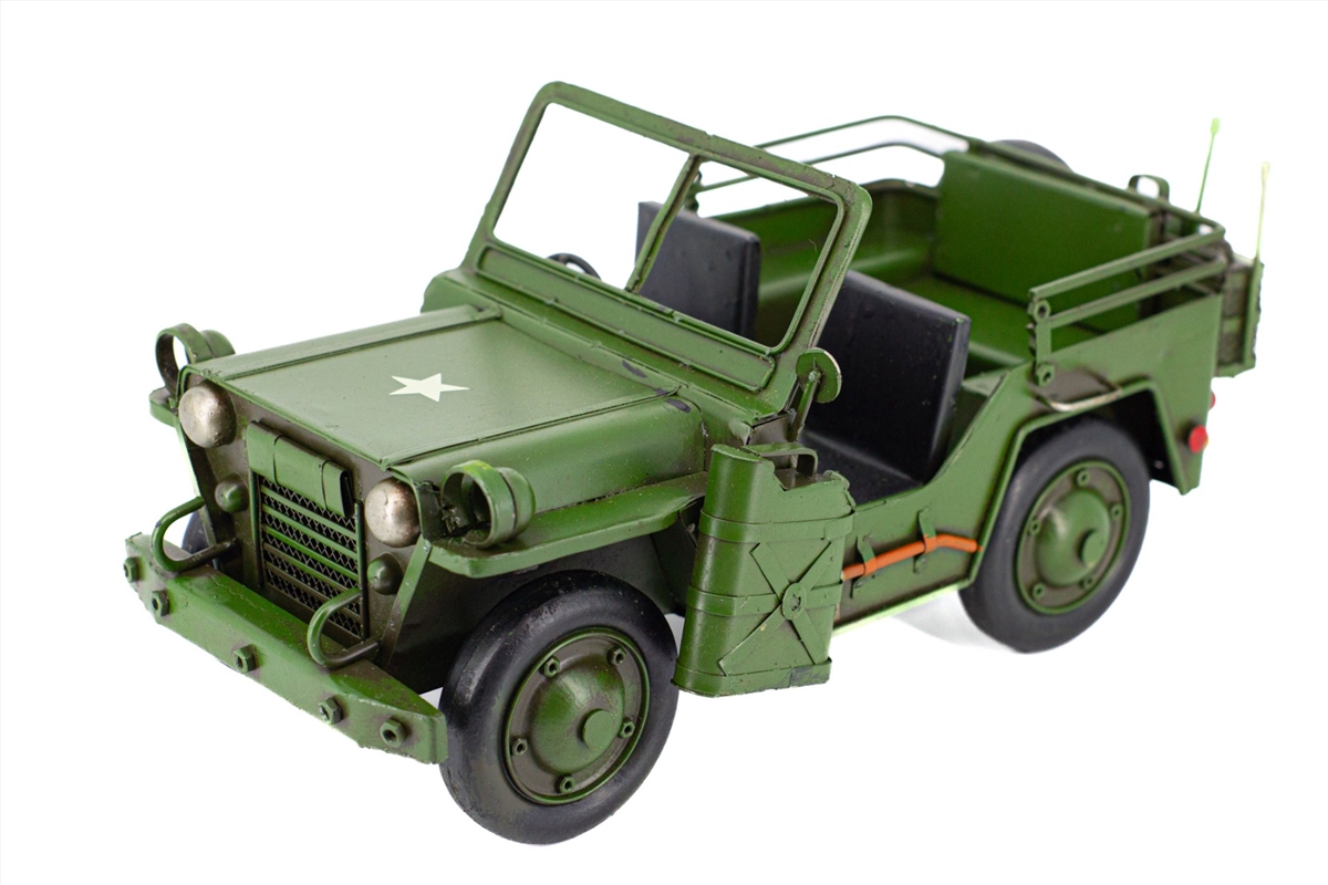 Army Jeep Metal Collectable - Green 29x13.5x16cm/Product Detail/Collectables
