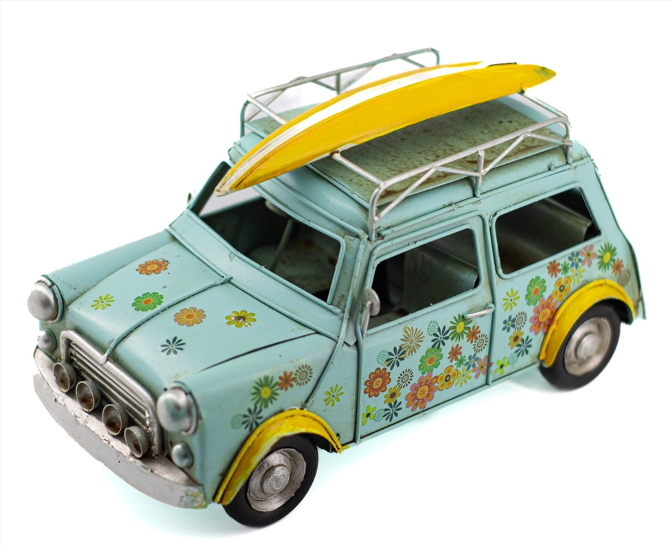 Flower Mini with Surfboard Metal Collectable - Blue 25x13x17cm/Product Detail/Collectables