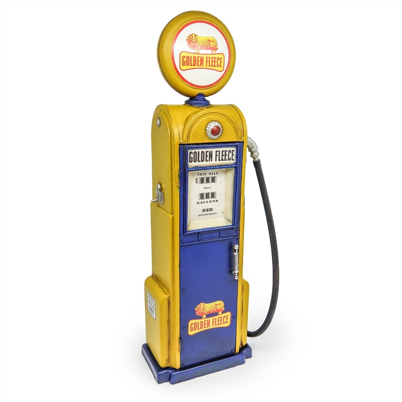 Golden Fleece Pump Metal Collectable with Storage- Yellow and Blue 46x10x16.5cm/Product Detail/Collectables