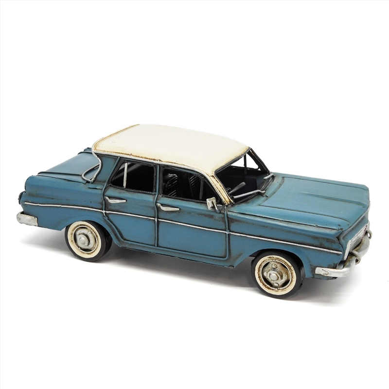 EJ Holden Sedan Metal Collectable - Blue and Cream 28.5x11x9.5cm/Product Detail/Collectables