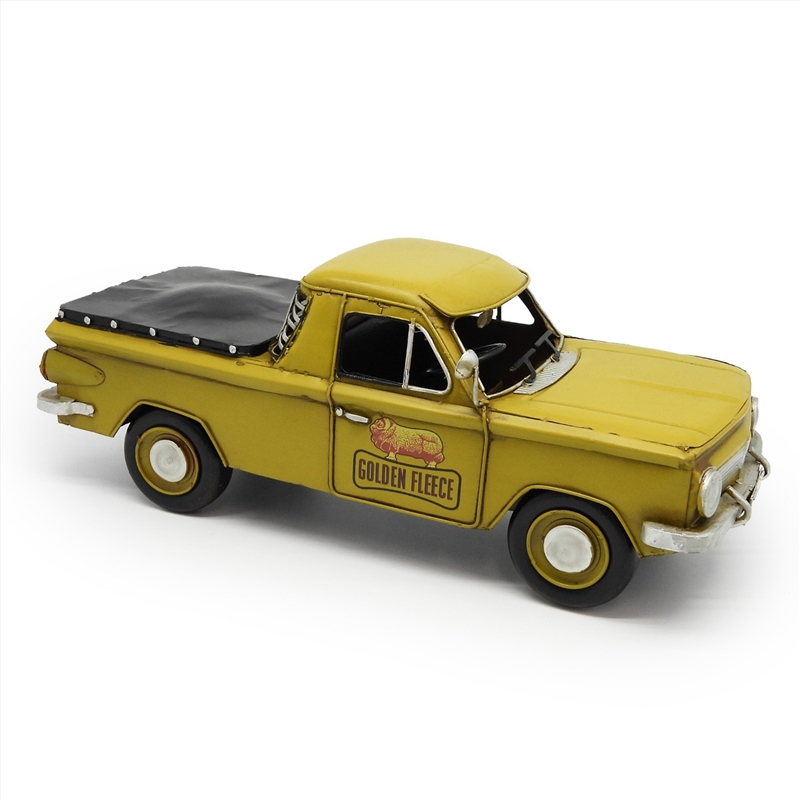 Golden Fleece Holden Ute Metal Collectable - Yellow 30x11.5x12cm/Product Detail/Collectables