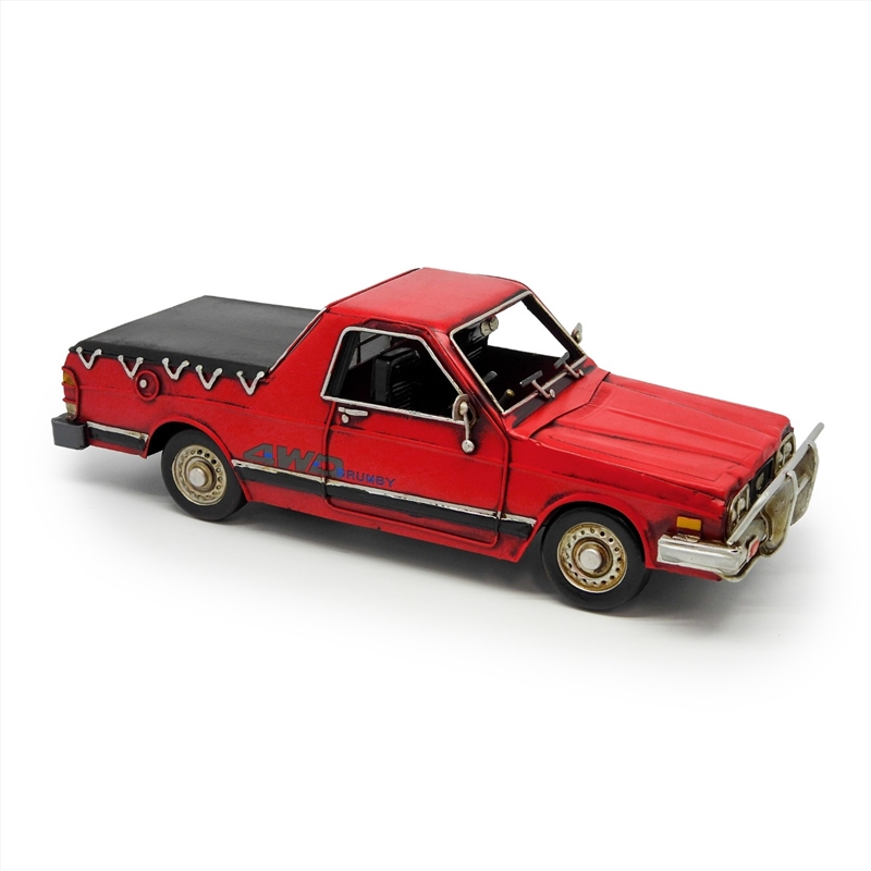 1986 Subaru Brumby Ute Metal Collectable - Red 33x14x10.5cm/Product Detail/Collectables