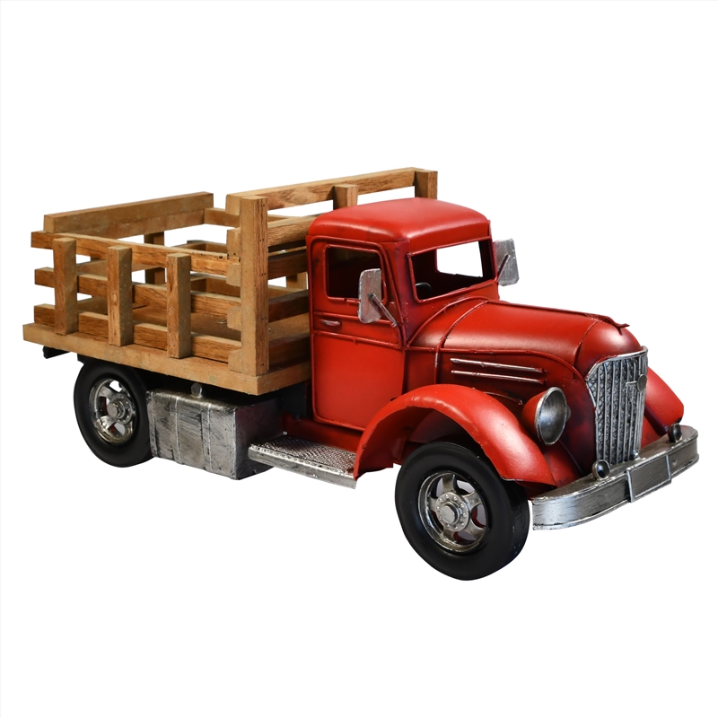 Farm Truck Metal Collectable - Red 37x16x17cm/Product Detail/Collectables