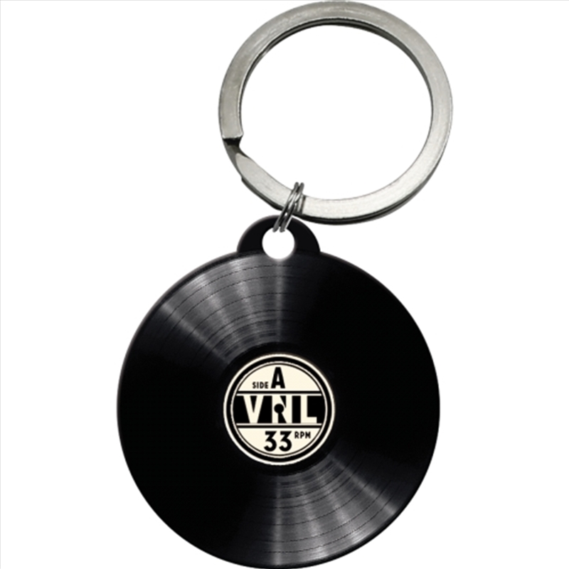 Nostalgic-Art Keyring Round Retro Vinyl 7.5x4x0.3cm/Product Detail/Keyrings