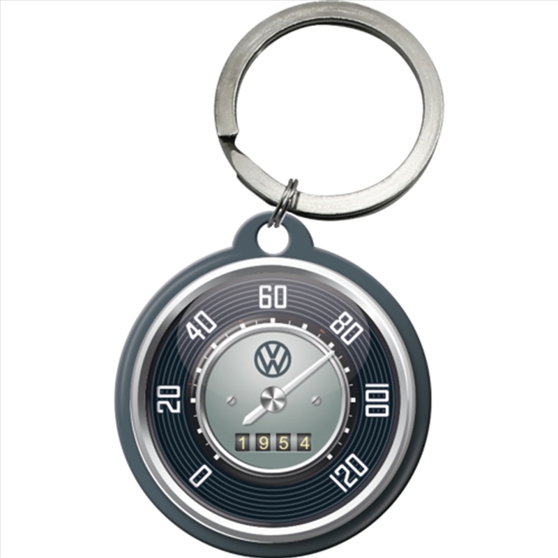 Nostalgic-Art Keyring Round - VW Tacho 7.5x4x0.3cm/Product Detail/Keyrings