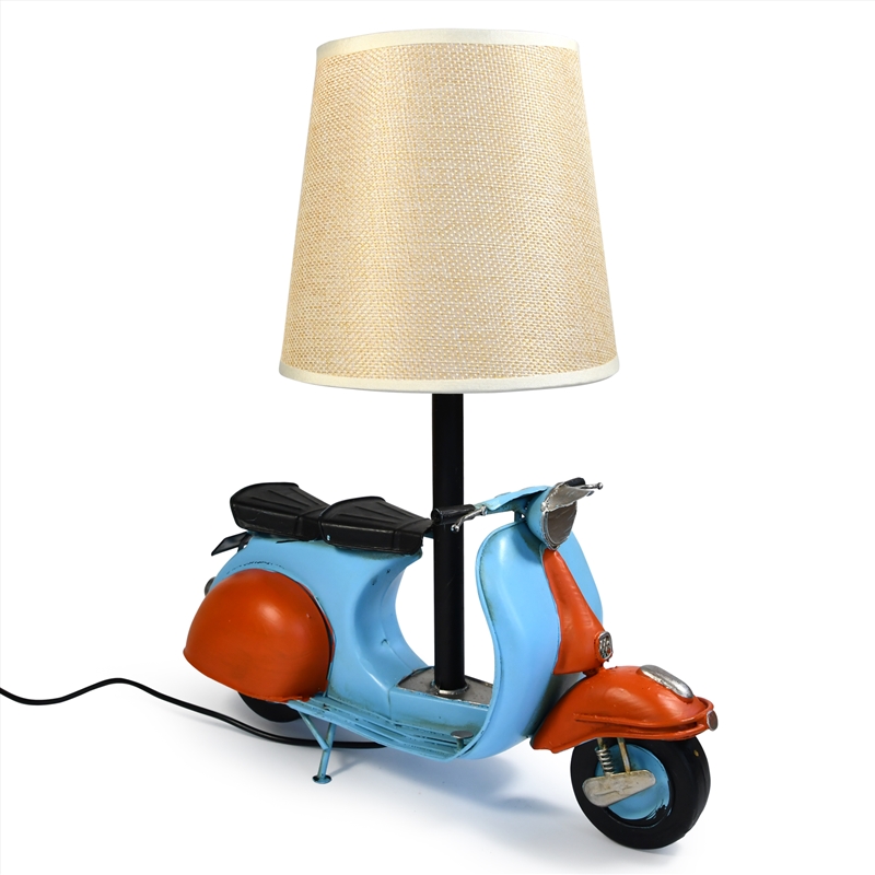 USB powered LED Lamp Scooter - Blue and Red 29x15x34cm/Product Detail/Lighting