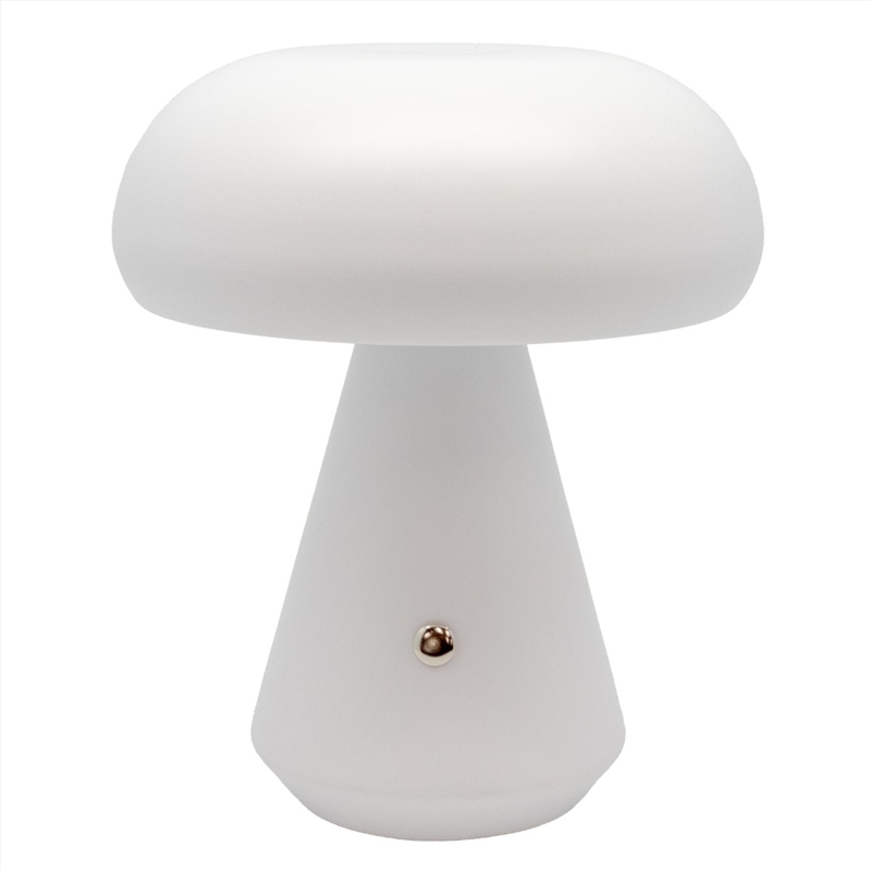 Rechargeable LED Table Lamp Mushroom-Shaped 16x16x18cm - White/Product Detail/Lighting