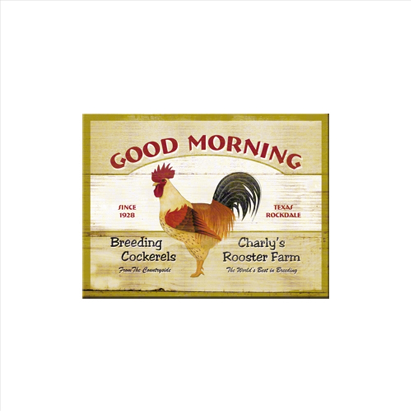 Nostalgic-Art Magnet Good Morning 6x8x0.2cm/Product Detail/Stationery