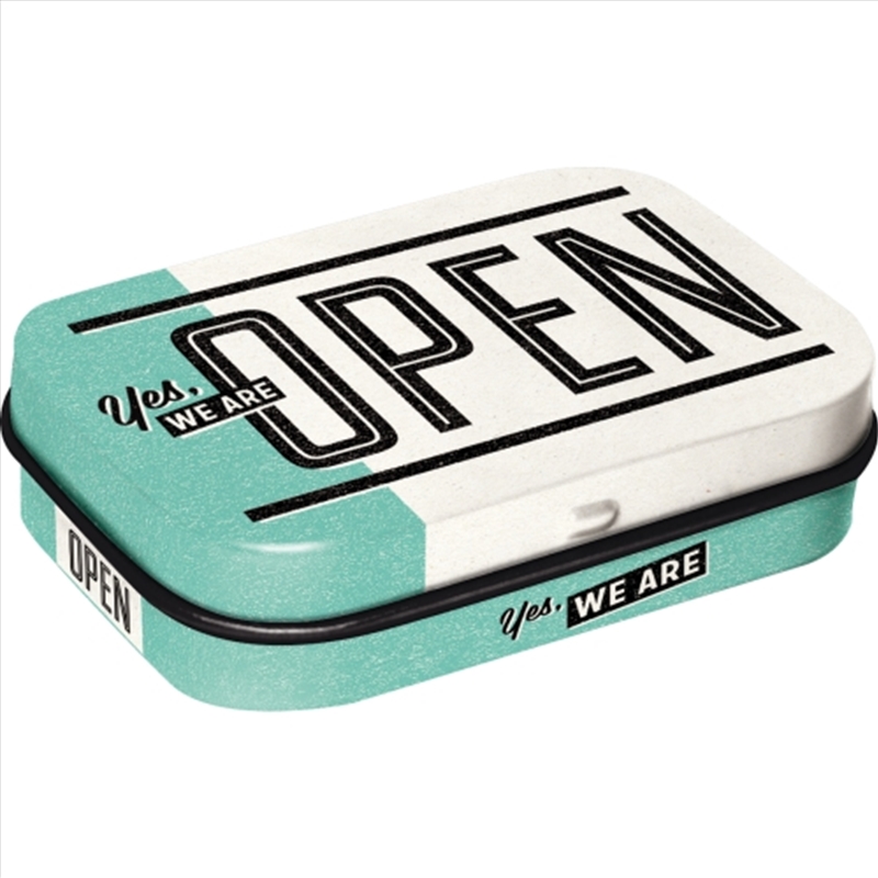 Nostalgic-Art Mint Box Open White 4x6x2cm/Product Detail/Collectables