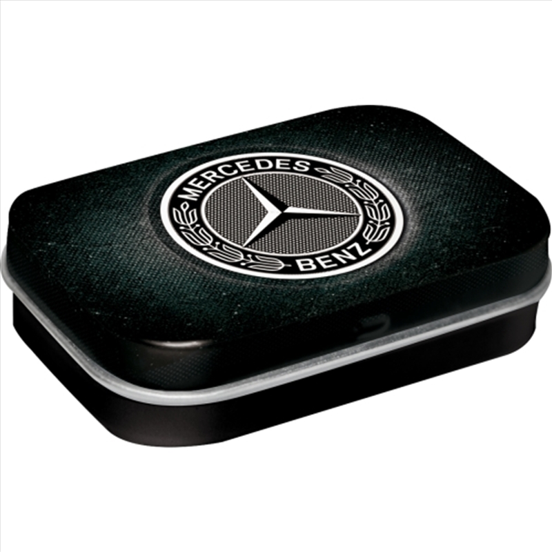 Nostalgic-Art Mint Box Mercedes-Benz Logo Black 4x6x2cm/Product Detail/Collectables