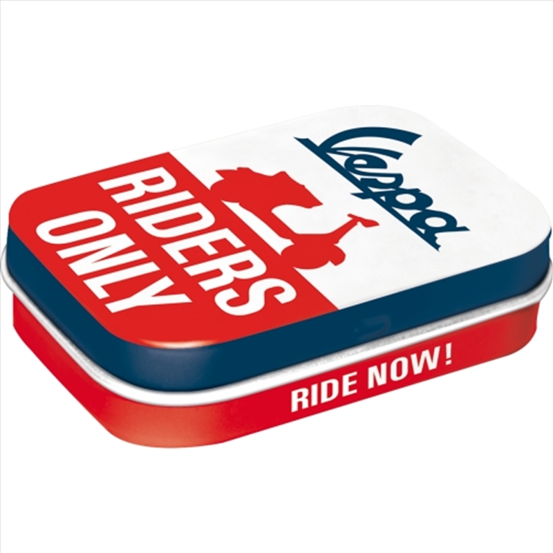 Nostalgic-Art Mint Box Vespa Riders Only 4x6x2cm/Product Detail/Collectables