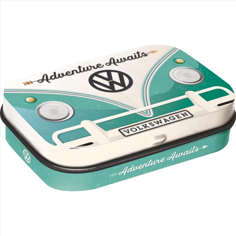 Nostalgic-Art Mint Box VW Bulli - Adventure Awaits 4x6x2cm/Product Detail/Collectables