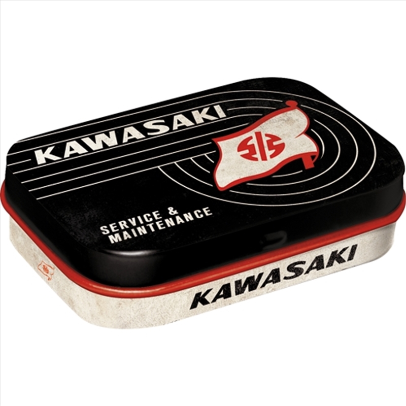 Nostalgic-Art Mint Box Kawasaki Service and Maintenance Tank Logo 4x6x2cm/Product Detail/Collectables