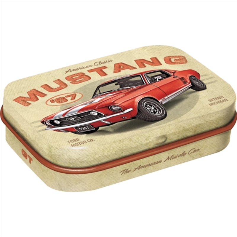 Nostalgic-Art Mint Box Ford Mustang GT 1967 Red 4x6x2cm/Product Detail/Collectables