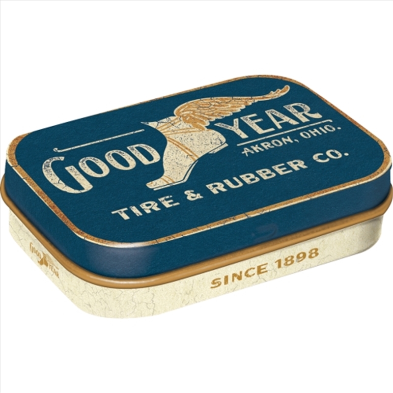 Nostalgic-Art Mint Box Goodyear Wing Foot Logo 1901 4x6x2cm/Product Detail/Collectables