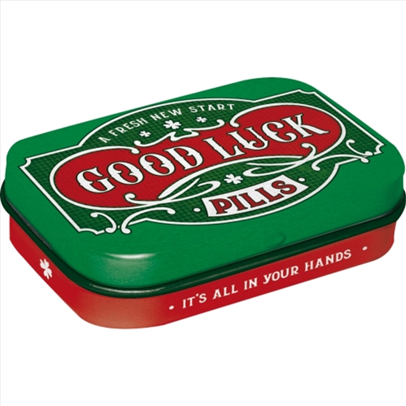 Nostalgic-Art Mint Box Good Luck Pills 4x6x2cm 4x6x2cm/Product Detail/Collectables