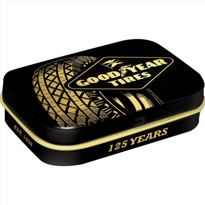 Nostalgic-Art Mint Box Goodyear 125 Years Tire 4x6x2cm 4x6x2cm/Product Detail/Collectables