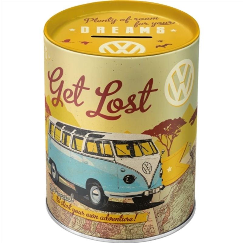 Nostalgic-Art Money Box VW Bulli - Let's Get Lost 10x10x12cm/Product Detail/Collectables