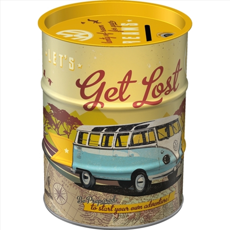 Nostalgic-Art Money Box Oil Barrel VW Get Lost 9.3x9.3x11.5cm/Product Detail/Collectables
