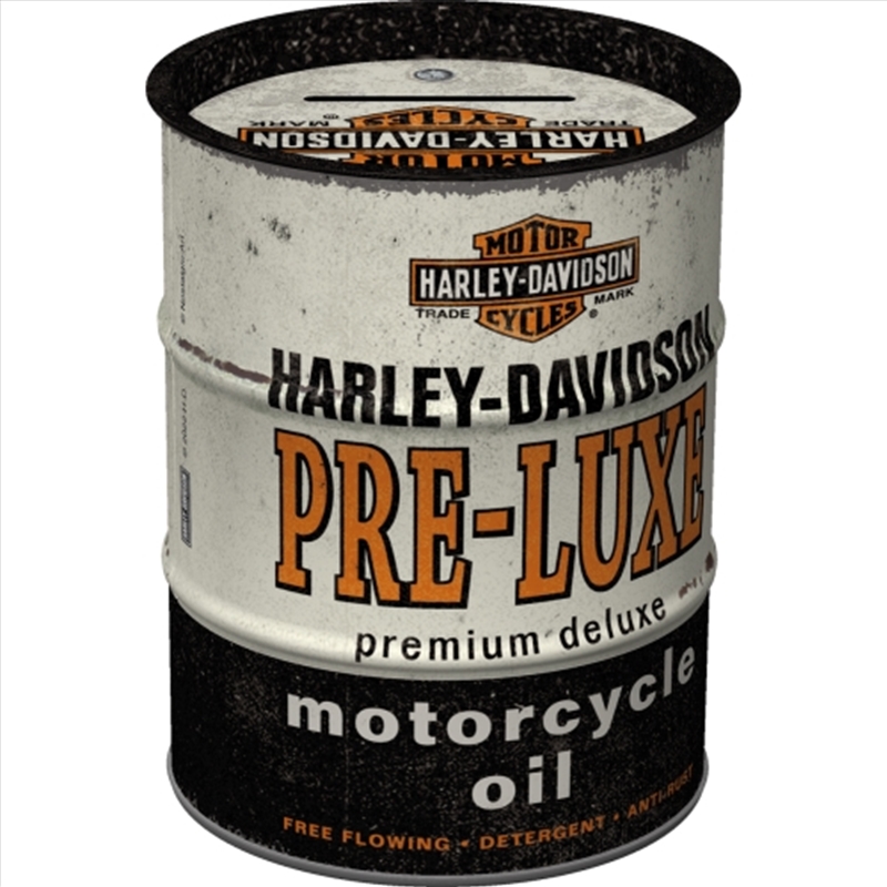 Nostalgic-Art Money Box Oil Barrel Harley-Davidson Pre-Luxe 9.3x9.3x11.5cm/Product Detail/Collectables