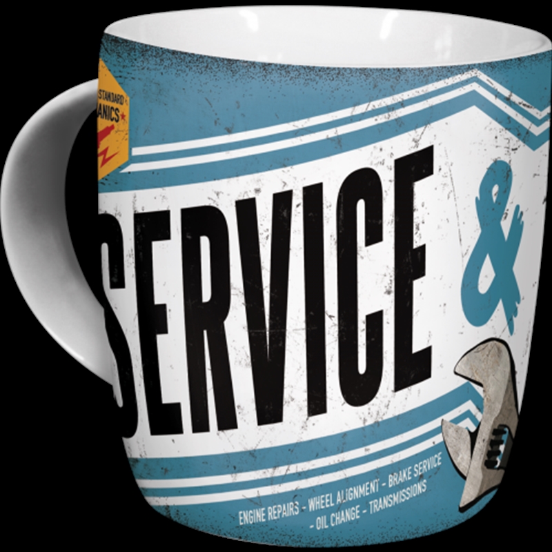 Nostalgic-Art Ceramic Mug Service & Repair 8.5x9x8.5cm/Product Detail/Mugs