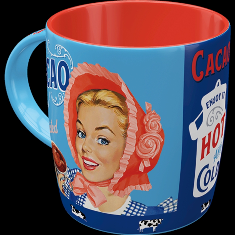 Nostalgic-Art Ceramic Mug Cacao Addicted 8.5x9x8.5cm/Product Detail/Mugs