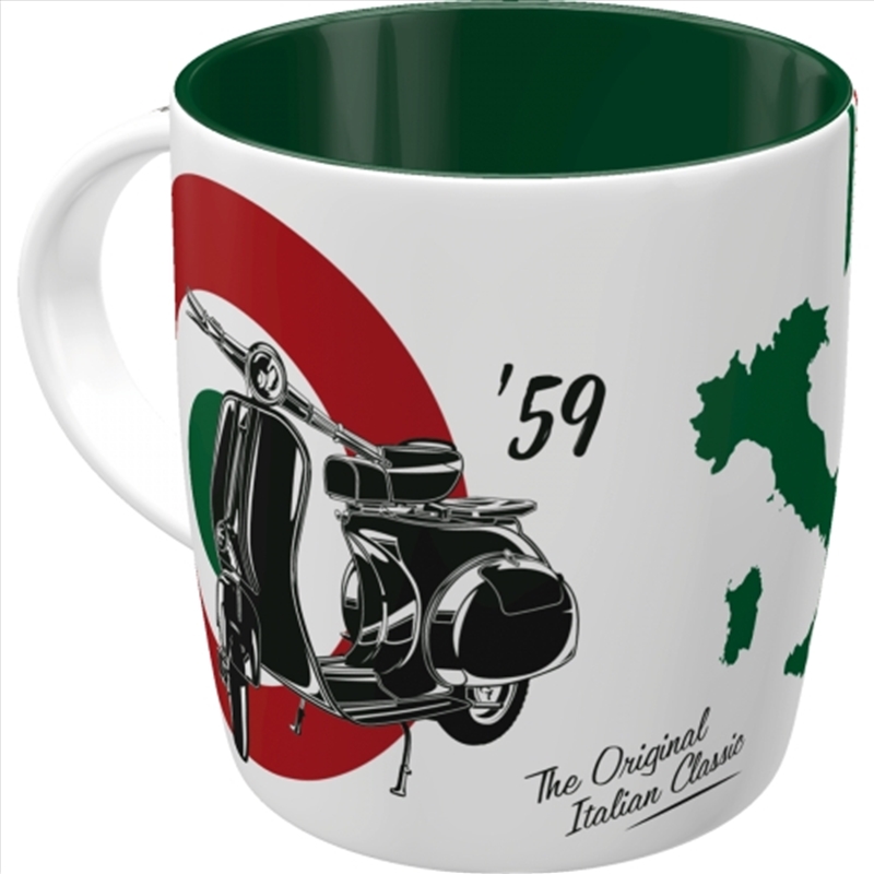 Nostalgic-Art Ceramic Mug Vespa - The Italian Classic 8.5x9x8.5cm/Product Detail/Mugs