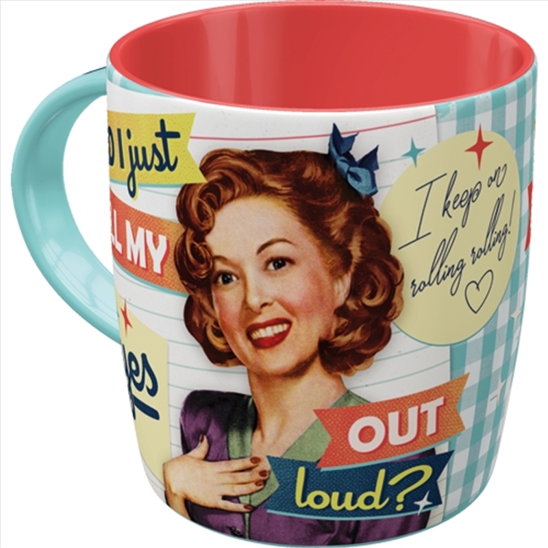 Nostalgic-Art Ceramic Mug Did I just roll my eyes out loud? 8.5x9x8.5cm/Product Detail/Mugs