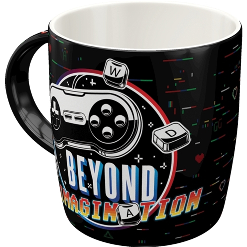 Nostalgic-Art Ceramic Mug Gaming - Beyond Imagination 8.5x9x8.5cm/Product Detail/Mugs