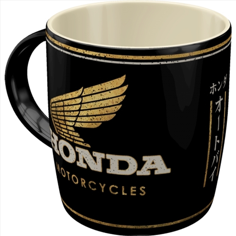 Nostalgic-Art Ceramic Mug Honda MC Motorcycles Gold 8.5x9x8.5cm/Product Detail/Mugs