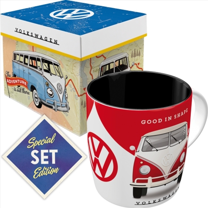 Nostalgic-Art Ceramic Mug & Gift Box Combo VW Good in Shape 8.5x9x8.5cm/Product Detail/Mugs