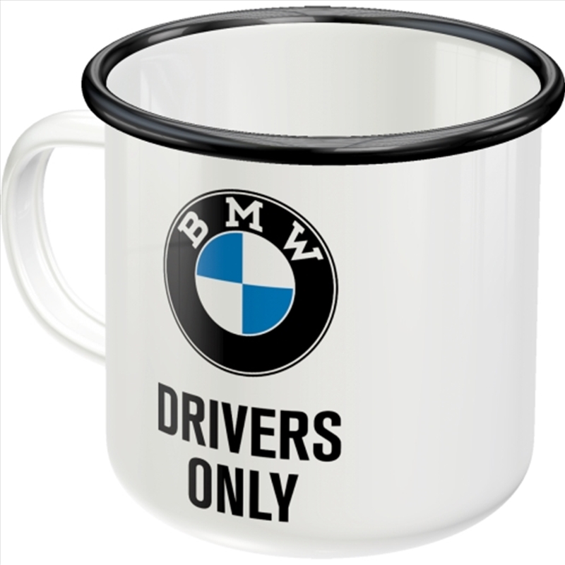 Nostalgic-Art Enamel Mug BMW Drivers Only 8x8x8xcm/Product Detail/Mugs