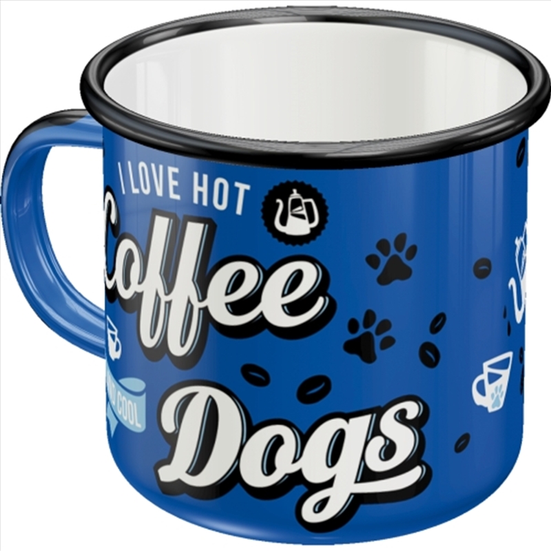 Nostalgic-Art Enamel Mug Hot Coffee & Cool Dogs 8x8x8xcm/Product Detail/Mugs
