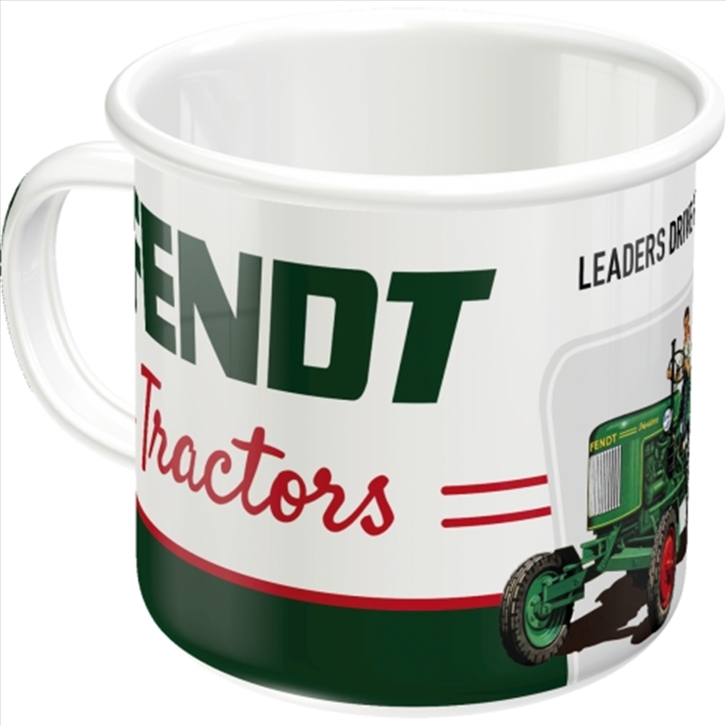 Nostalgic-Art Enamel Mug Fendt Tractors 8x8x8xcm/Product Detail/Mugs