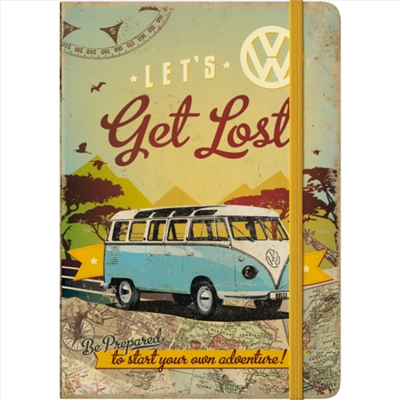 Nostalgic-Art Notebook VW Bulli - Let's Get Lost 21x15x2cm/Product Detail/Notebooks & Journals