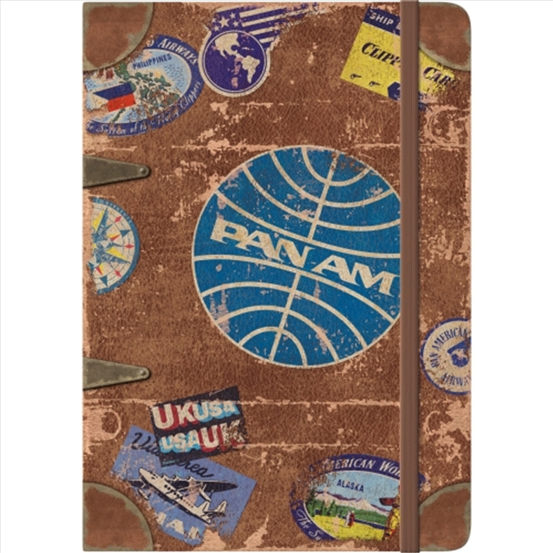 Nostalgic-Art Notebook Pan Am - Travel Stickers 21x15x2cm/Product Detail/Notebooks & Journals