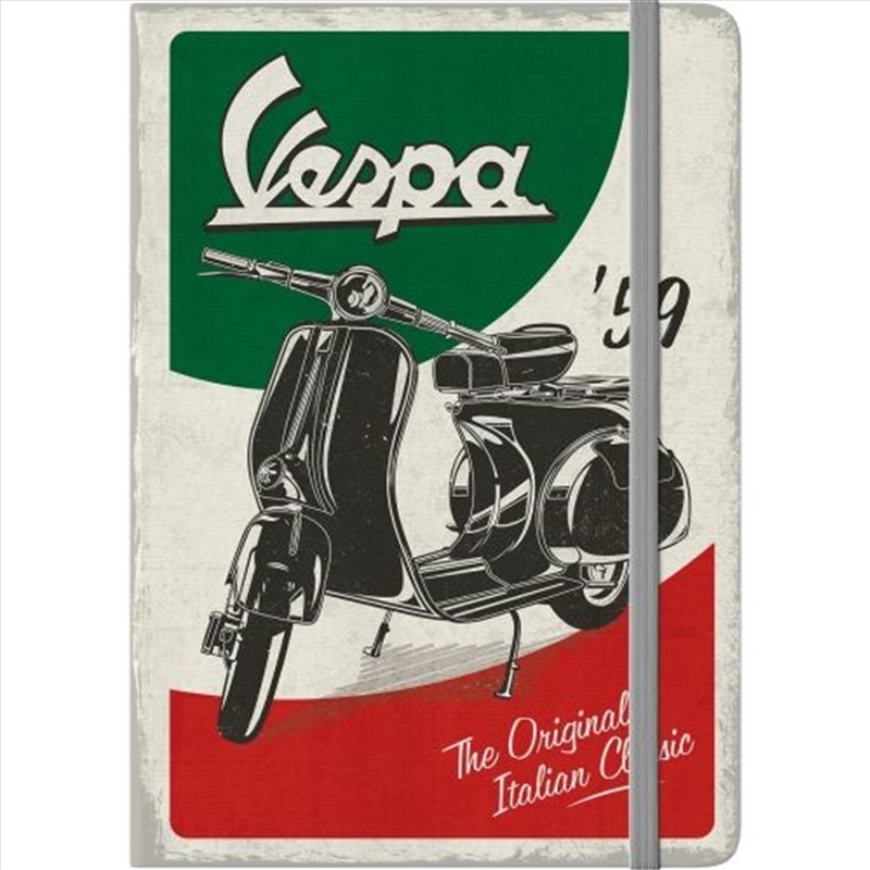 Nostalgic-Art Notebook Vespa The Italian Classic 21x15x2cm/Product Detail/Notebooks & Journals
