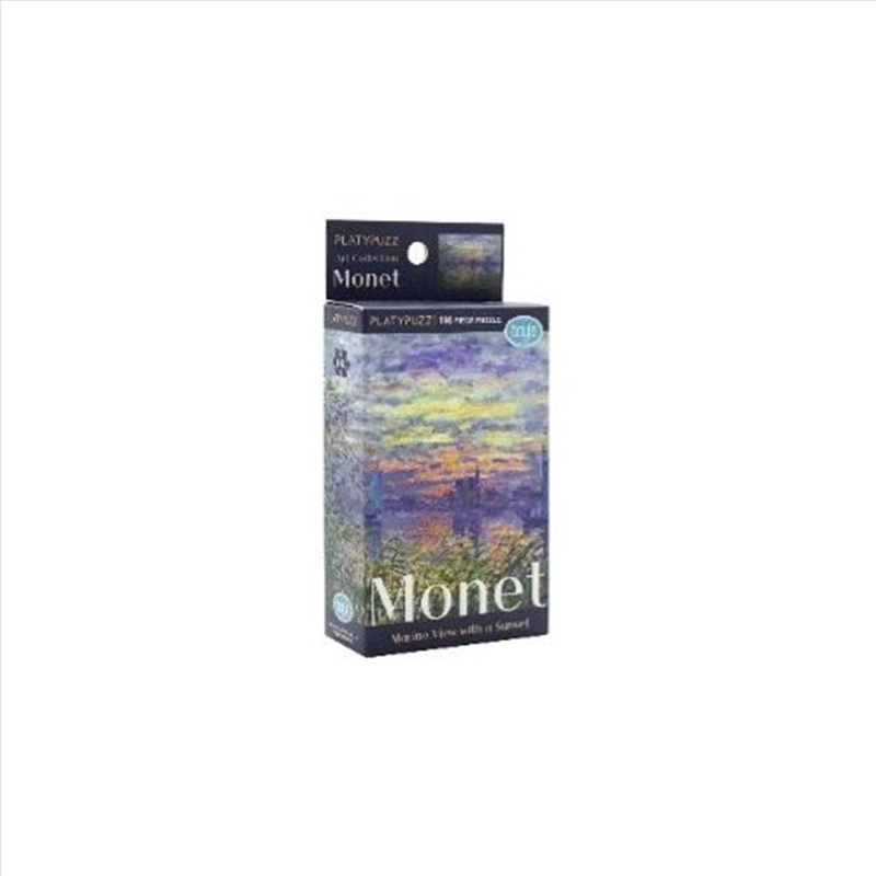Platypuzz Jigsaw Puzzle Claude Monet 108pcs - Marine View with a Sunset 16.5x22cm/Product Detail/Jigsaw Puzzles