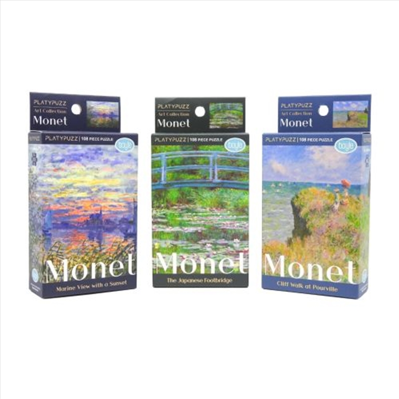 Platypuzz Monet Kit - 3 Designs/Product Detail/Jigsaw Puzzles
